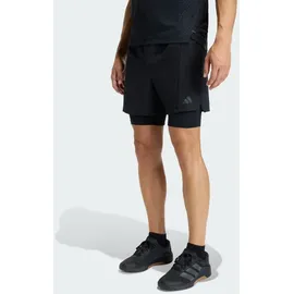 adidas D4T Workout 2in1 Shorts schwarz