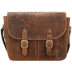 Greenburry Vintage Messenger Leder 34 cm Laptoptaschen   Braun Herren 