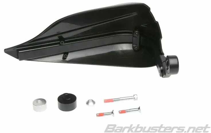 Barkbusters Kit handguard Storm enkel bevestigingspunt Ø6-8mm geen binnenschroef zwart stuurpunt