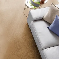 Teppichboden ANDIAMO "Kira, Velours, Made in Belgium", braun, B:400cm H:8mm L:100cm, Kunstfaser, Teppiche, Uni Farben, Breite 400 cm, strapazierfähig, pflegeleicht, Wohnzimmer