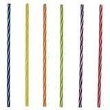 Papstar Shake-Halme 84238 , 1 Packung = 135 Shake-Halme, farbig sortiert