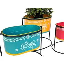 DanDiBo Ambiente Blumenhocker 30 x 24 x 21 cm Mehrfarbig