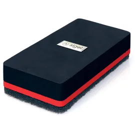 Sigel BA188 Board-Eraser, Tafellöscher magnetisch, zur Reinigung von Glas-Magnettafeln und Whiteboards, 13x6 cm