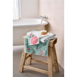 Pip Studio Les Fleurs Handtuch 55 x 100 cm blau