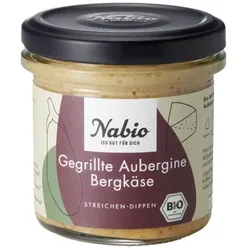 Nabio Aufstrich - Gegrillte Aubergine Bergkäse bio
