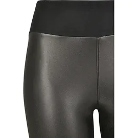 URBAN CLASSICS Faux Leather High Waist Leggings 2 Einheiten Black 4XL