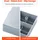 Vevor Mini-Split-Pad für 9000–36000 BTU Kanallose Klimaanlagen 960x460x74 mm Kunststoff-Antivibrationspads Max. Belastung 181 kg