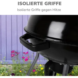 ARTI CASA Kugelgrill schwarz