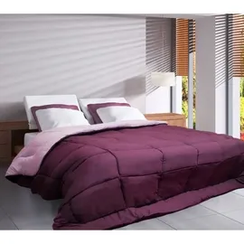 poyet motte made in france Poyet Motte Calgary Bettbezug Polyester Pflaume/Parma, Polyester, Prune/Parme, 260x240x1 cm