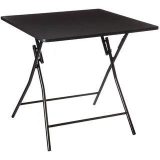 5five simply smart Klapptisch 80 x 80 x 75 cm schwarz