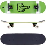 FunTomia® Skateboard mit ABEC-9 Kugellager Rollenhärte 100A und 100% 7-lagigem kanadisches Ahornholz (Finger)