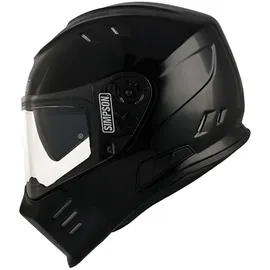 Simpson Venom Ece22.06 Integralhelm - Schwarz XL