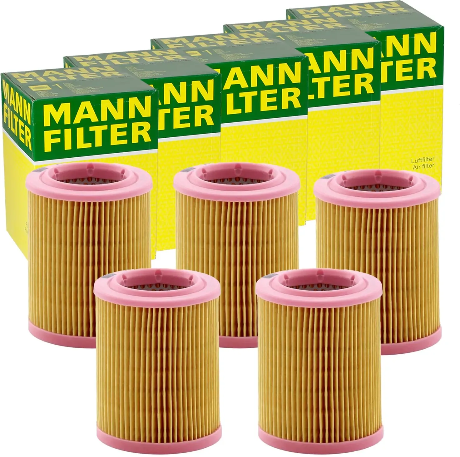 5x Mann-filter C 1024 Luftfilter 5-stück!: Luftfilter Jawa: 627961124203 Mann-filter: C1024