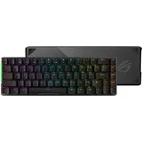 Asus ROG Falchion 65% kabellose mechanische Gaming-Tastatur (68 Tasten, Aura Sync-Beleuchtung, berührbare Seitenfläche, Polycarbonat-Schutz, Cherry MX-Schalter, bis zu 450 Stunden Akkulaufzeit)