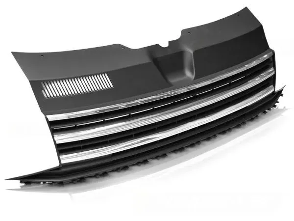 Sportgrill / Kühlergrill für Volkswagen T6 15-19 schwarz/chrom