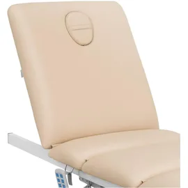 Physa Elektrische Kosmetikliege 3 Motoren 300 W 190 x 65 x 60 76 cm 200 kg beige/golden Behandlungsliege Kosmetikstuhl