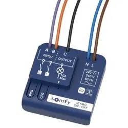 Somfy 1822649 Unterputz-Empfänger Licht An/Aus io (Izymo)