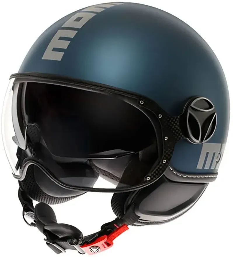 Momo Design Fgtr Evo Jethelm - Mono Matt Avio / Silver - XS