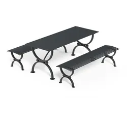 Picknicktisch mit Banken h140_361