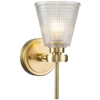 Elstead Lighting Gunnislake Wandleuchte Messing gebürstet, Elstead Lighting BATH-GUNNIS1-BB