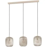 EGLO Pendelleuchte Romazzina 3-flammig Sandfarben