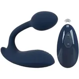 Sweet Smile Panty Vibrator RC Bendable blau