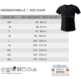 E.COOLINE Powercool SX3 T-Shirt - Kühlshirt für Erwachsene |aktiviert mit Wasser schwarz 3XL