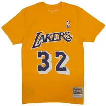 Mitchell & Ness Print-Shirt gelb L
