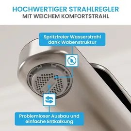 Bächlein - Design Badarmatur - Elowa Anthrazit
