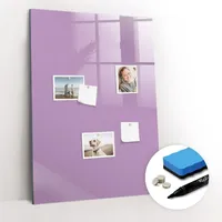 Tulup Magnettafel, Violett, Glas, 70x0.4x100 cm, Dekoration, Magnettafeln &