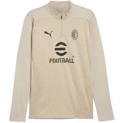 PUMA AC Mailand 1/4-Zip Aufwärm-Top Herren 19 - putty/prairie tan XL