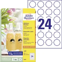 Avery Zweckform Etiketten 5082 weiß 40,8 x 40,3 mm