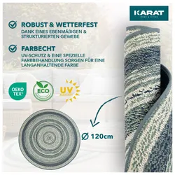 Karat Outdoorteppich   Zoe   Blau