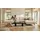 OTTO home Wohnlandschaft XXL Sofa Oland, Struktur, Flachgewebe, Luxus-Microfaser, Boucle, U-Form, 345 cm, Wellenunterfederung, Skandi-Design, Metallfüße beige
