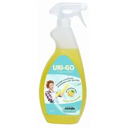 Uri-Go Hygienespray 750 ml – Urinflecken- & Geruchsentferner mit Zitronenduft Sprühflasche