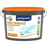 swingcolor Mix Wandfarbe Arktisweiß zum Mischen lassen  (Basismischfarbe 2, Matt, 10 l, Konservierungsmittelfrei)