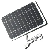 Rosvola - 5W 5V Kleines Solarpanel mit usb diy Monokristalline Siliziumzelle Wasserdicht Camping Tragbar Für Bank Handy