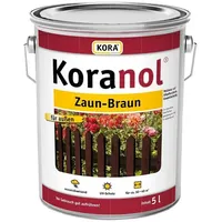Koralan KORA Holzschutzlasur Zaun Braun 5 l