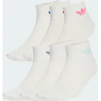 Adidas Originals 6 Paar - adicolor Trefoil Ankle Socken,
