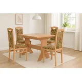 moebel-direkt-online Esstisch in vier attraktiven Farben, Ausziehbar braun