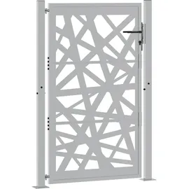 vidaXL Gartentor 105x155 cm Wetterfester Stahl Lichtdesign