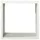 vidaXL Brennholzregal Stahl 100 x 40 x 100 cm Weiß