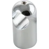 steelbase T-Verbinder für Stabilisationsstange SBA, 43 x 22 mm, Messing verchromt poliert