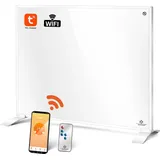 Kesser KESSER® Infrarotheizung Energiesparend Infrarot 2in1 Standgerät & Wandmontage Elektroheizung mit Fernbedienung Thermostat & App-Steuerung Timer Elektrisch Heizpaneel Heizung Konvektor Standfüße