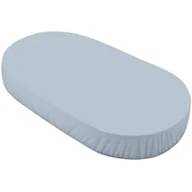Waldin Spannbettlaken Groß, Babybett 7in1, Jersey Baumwolle, Blau