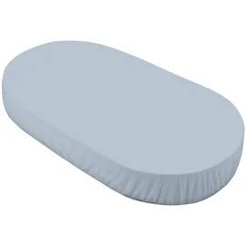 Waldin Spannbettlaken Groß, Babybett 7in1, Jersey Baumwolle, Blau