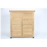 Buri Gartenschrank Tannenholz 0,00 x 0,00 x 0,00 cm Braun/Bronze