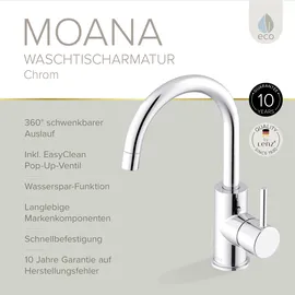 Lenz Moana Waschtischarmatur Chrom