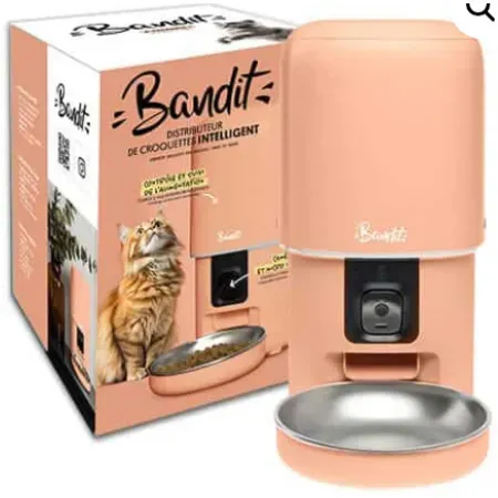 Bandit Verbundener Futterspender 4L Farbe Pfirsich 1 Stück