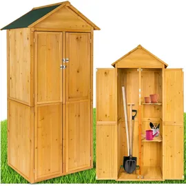 Tectake Geräteschrank 0,81 x 0,60 m Braun